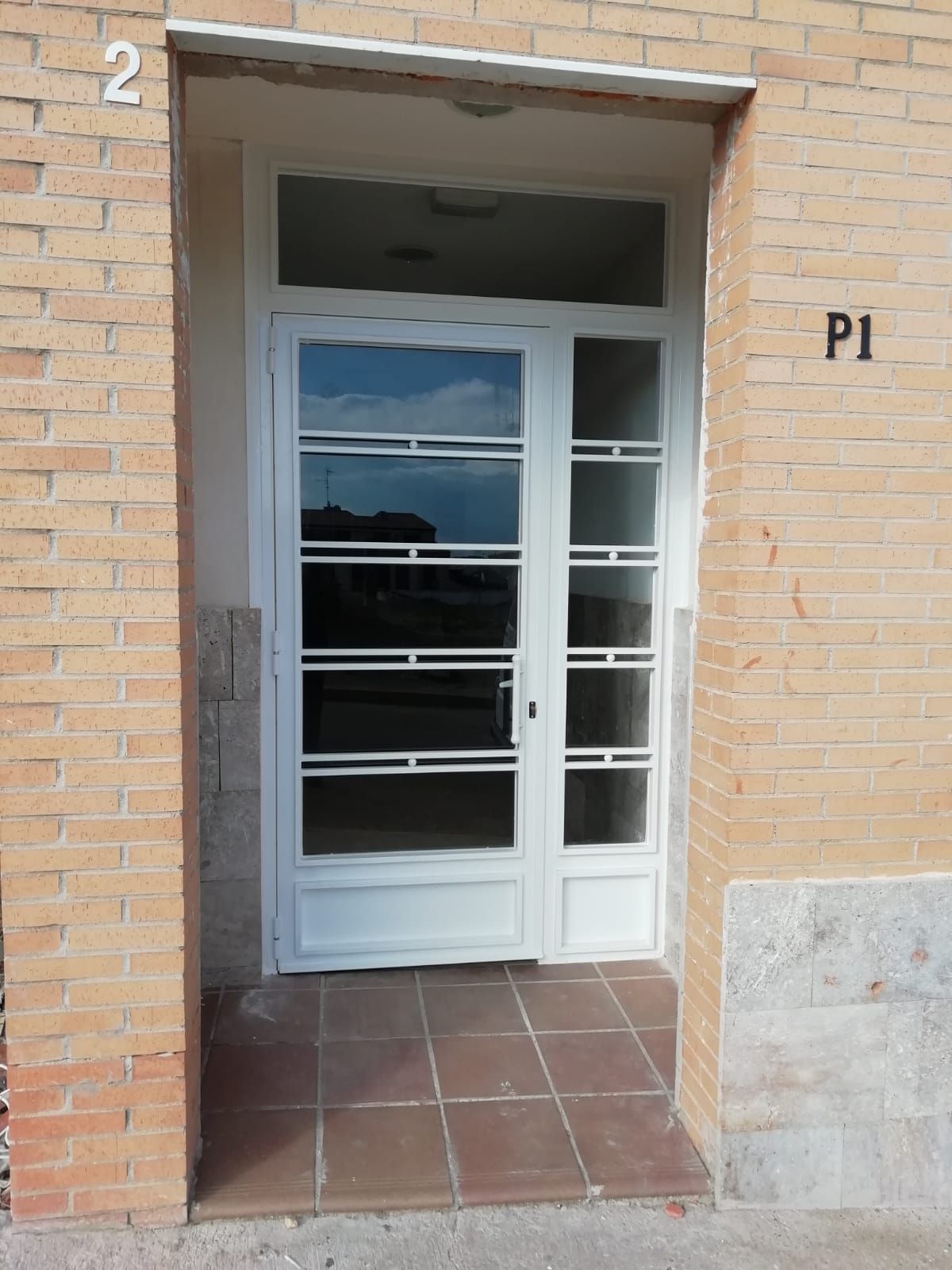 Puerta de entrada de cristal Puerta de entrada de cristal