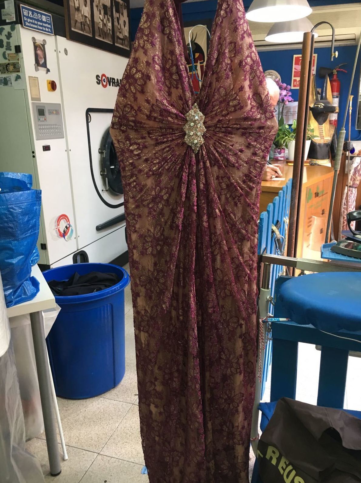 vestido después de tinte color vino vestido después de tinte color vino