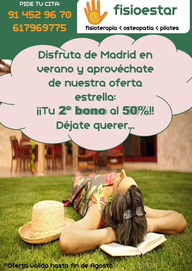 Nuestra oferta: Tratamientos de Fisioestar Pozuelo Nuestra oferta: Tratamientos de Fisioestar Pozuelo