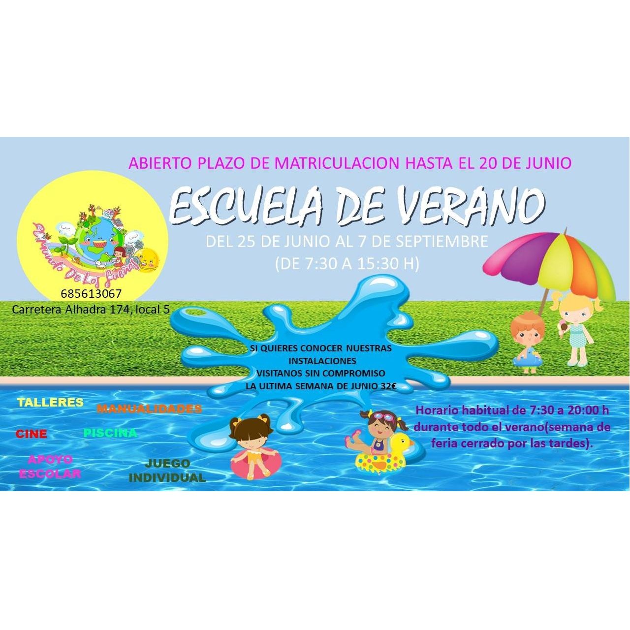 Escuela de verano: Servicios de Ludoteca El Mundo de los Sueños Escuela de verano: Servicios de Ludoteca El Mundo de los Sueños