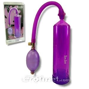 Bomba de erección lila - Pressure pleasure pump rock hard purple