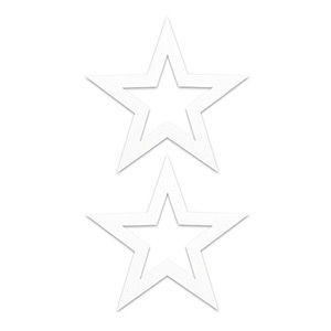 Pezoneras ouch forma estrella central fina blanca 