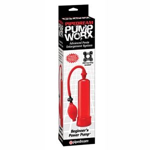 Pump worx bomba de erección principiantes roja - Pump worx beginners power pump red 