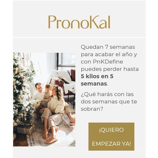 Termina el año con PronoKal