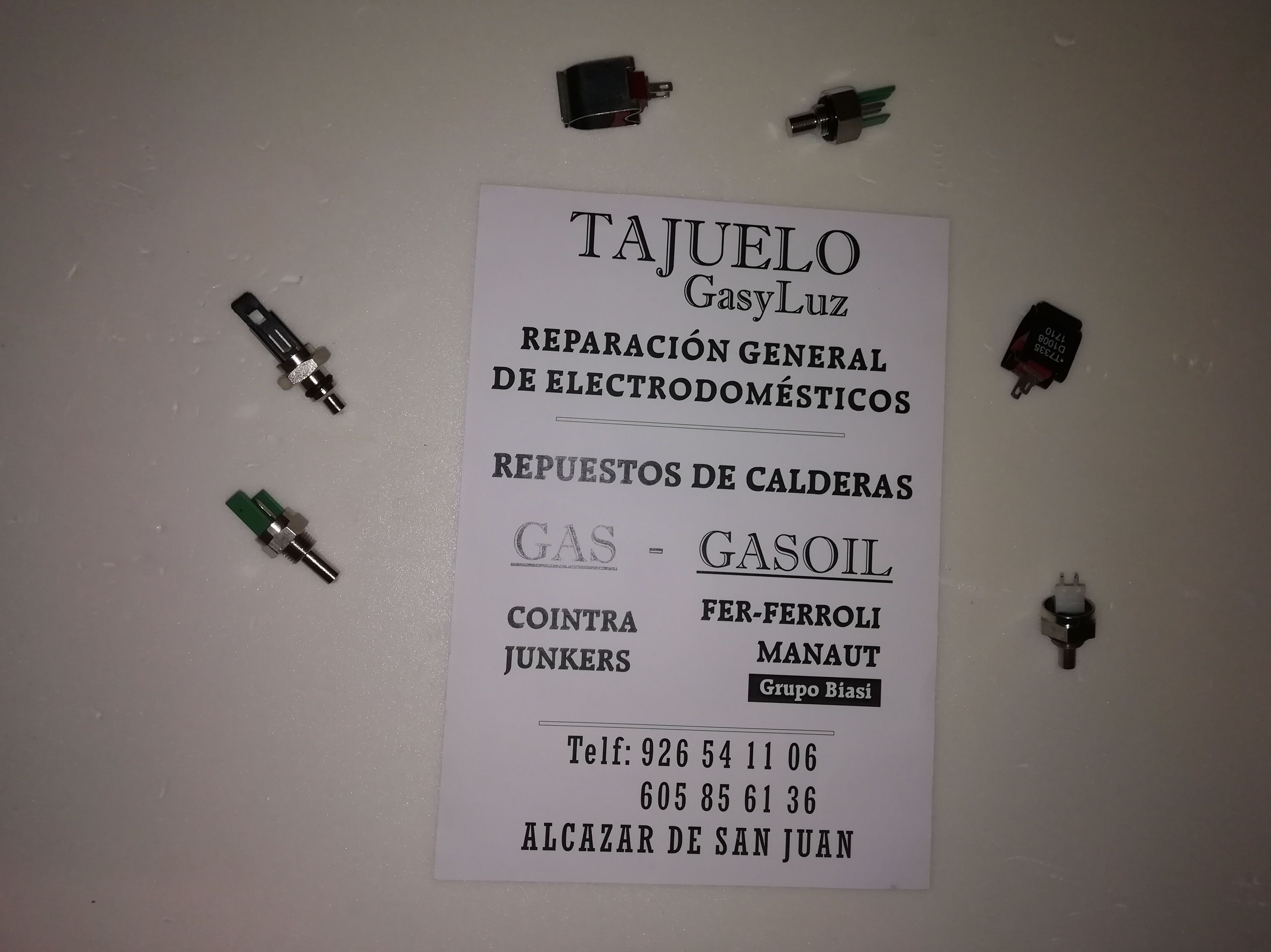 Venta de Repuestos de Calderas Gas y Gasoil: Servicios de Reparaciones y Repuestos GasyLuz (Tajuelo.Pedro) Venta de Repuestos de Calderas Gas y Gasoil: Servicios de Reparaciones y Repuestos GasyLuz (Tajuelo.Pedro)