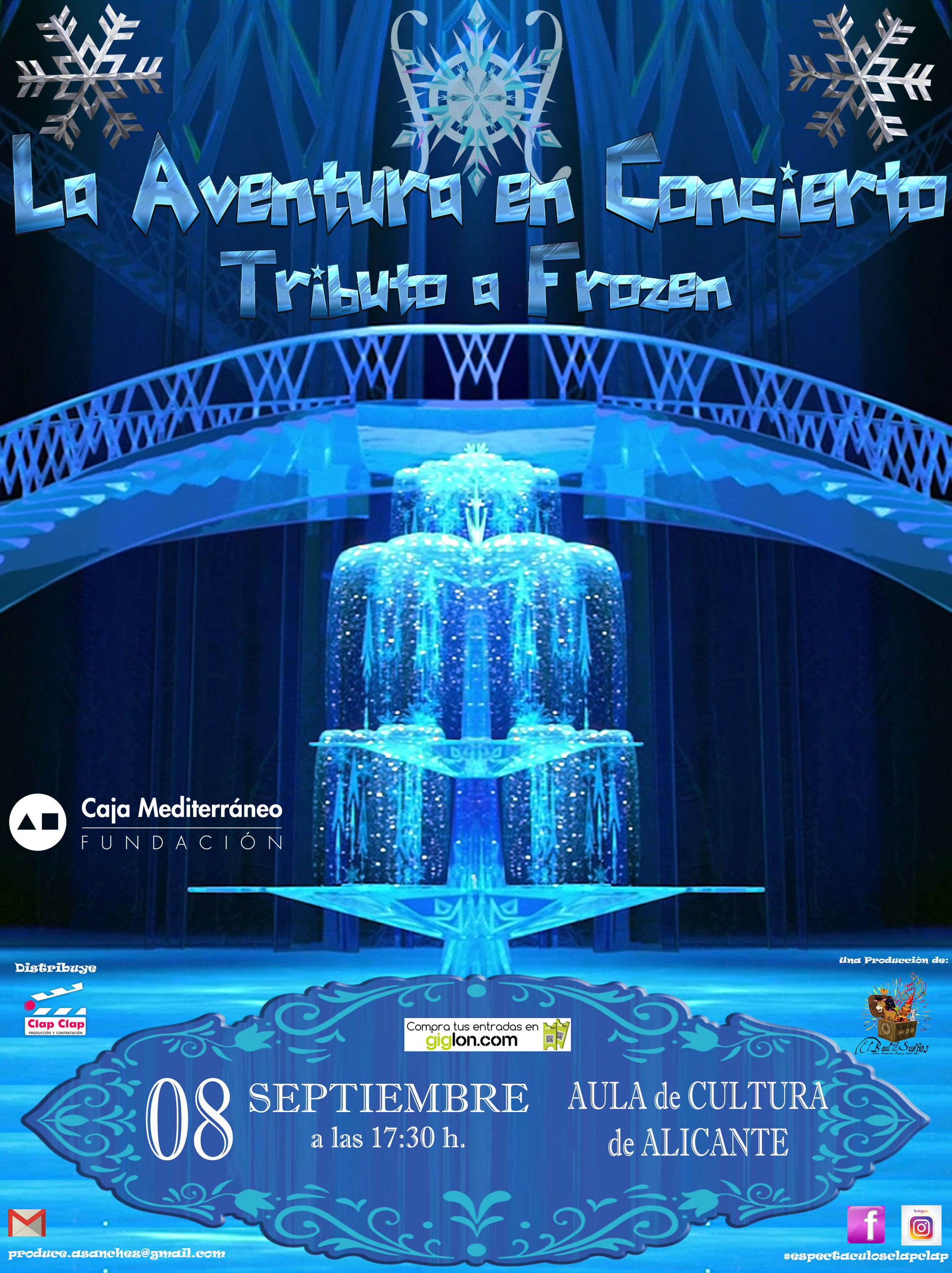 La Aventura en Concierto - Tributo a Frozen - Alicante: Catálogo de actuaciones de ESPECTÁCULOS CLAP CLAP PRODUCCIONES, MÚSICA, TEATRO Y MUCHO MÁS La Aventura en Concierto - Tributo a Frozen - Alicante: Catálogo de actuaciones de ESPECTÁCULOS CLAP CLAP PRODUCCIONES, MÚSICA, TEATRO Y MUCHO MÁS