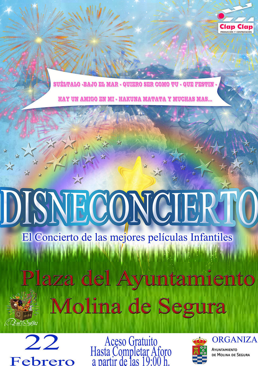 DisneConcierto: Catálogo de actuaciones de ESPECTÁCULOS CLAP CLAP PRODUCCIONES, MÚSICA, TEATRO Y MUCHO MÁS DisneConcierto: Catálogo de actuaciones de ESPECTÁCULOS CLAP CLAP PRODUCCIONES, MÚSICA, TEATRO Y MUCHO MÁS