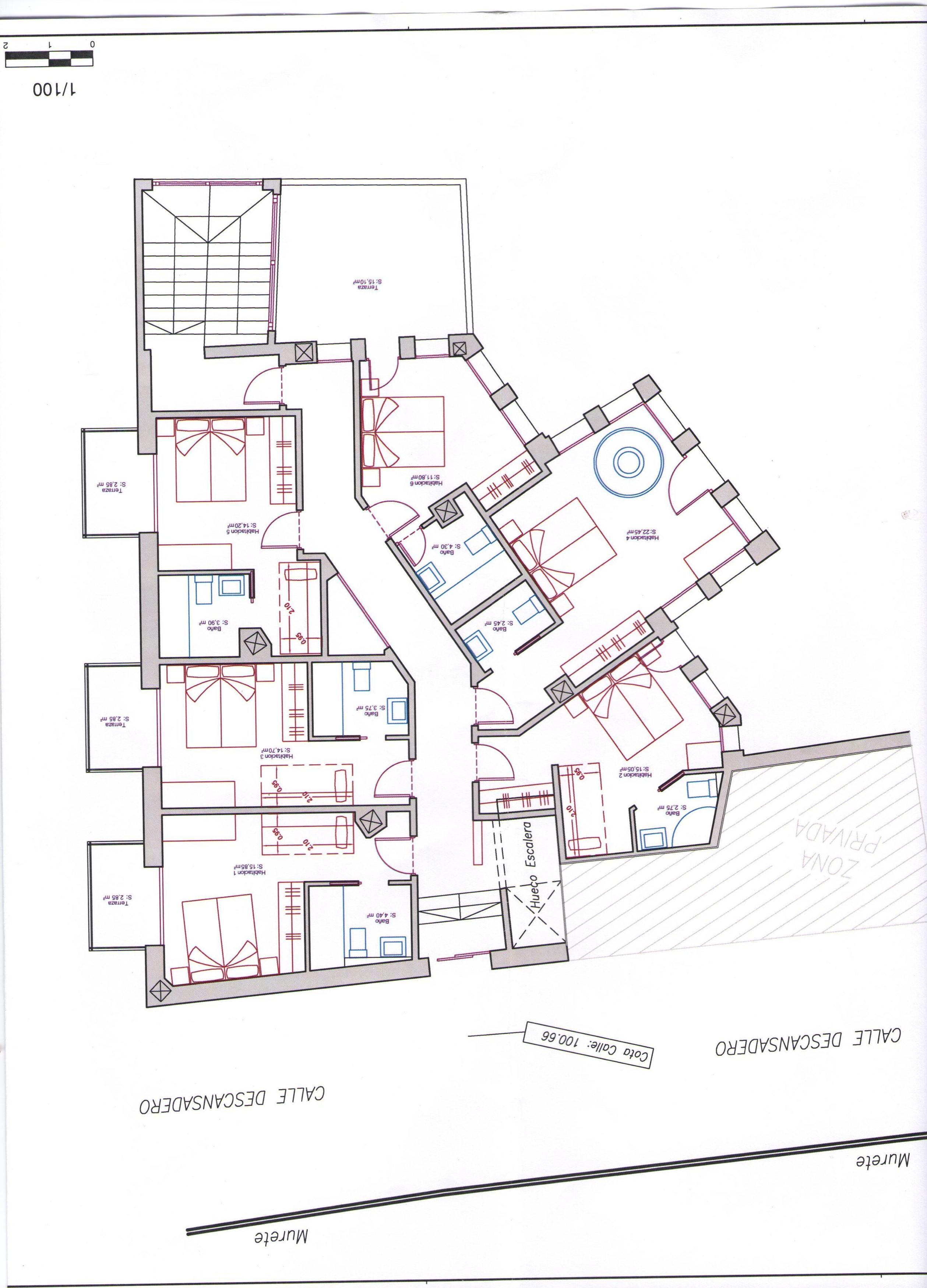 Plano del proyecto de las habitaciones que estará finalizado en la primaveras del 2016 Plano del proyecto de las habitaciones que estará finalizado en la primaveras del 2016
