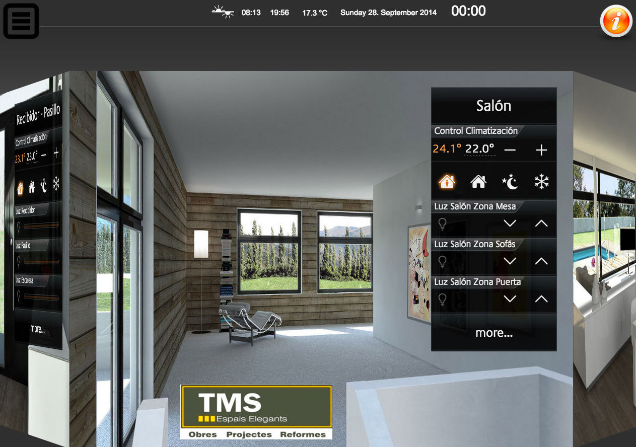 Persianas y cortinas domóticas: Productos y servicios de TMS espacios elegantes Persianas y cortinas domóticas: Productos y servicios de TMS espacios elegantes