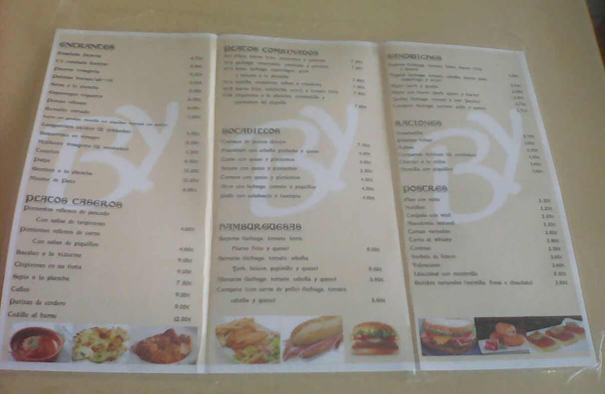 Raciones y platos combinados: Especialidades de la casa de Cafetería Bayona Raciones y platos combinados: Especialidades de la casa de Cafetería Bayona