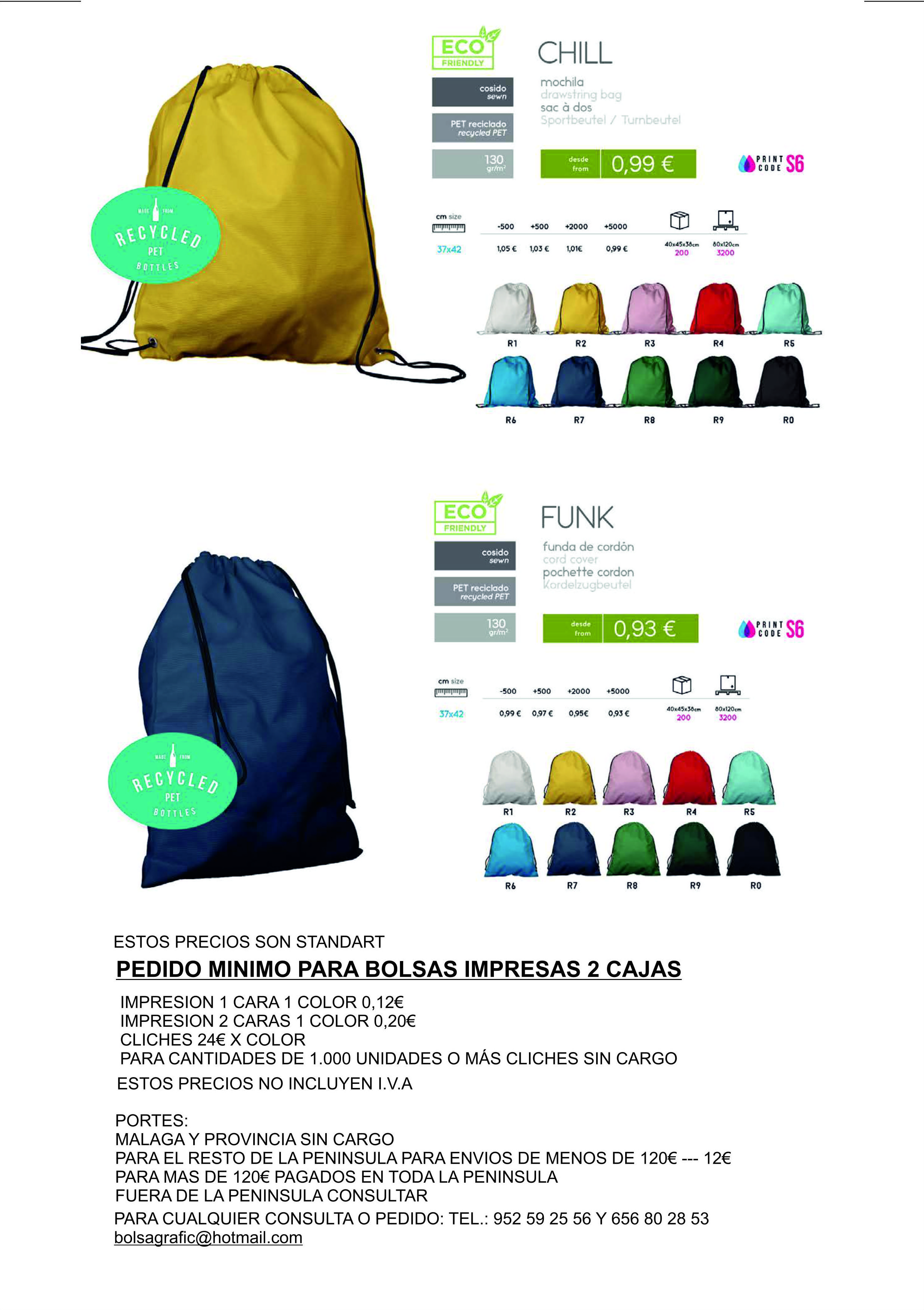 BOLSAS TEXTILES CHILL Y FUNK BOLSAS TEXTILES CHILL Y FUNK