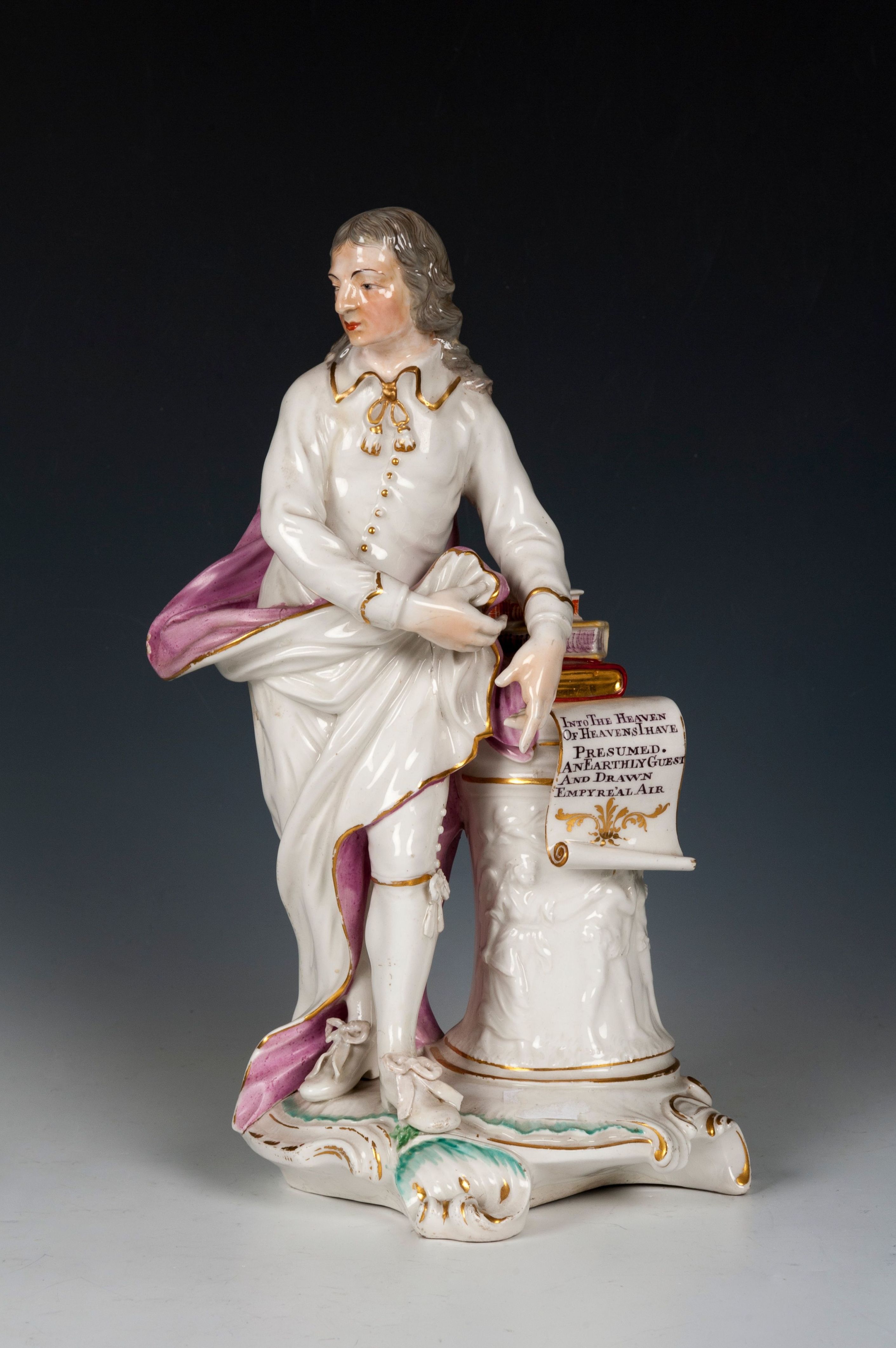 Figura del poeta John Milton: Catálogo de Goya Subastas Figura del poeta John Milton: Catálogo de Goya Subastas