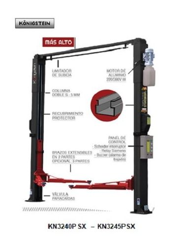 ELEVADOR 2 COLUMAS KÖNIGSTEIN KN3240-45PSX: Maquinaria y Servicios de AVERNIA ELEVADOR 2 COLUMAS KÖNIGSTEIN KN3240-45PSX: Maquinaria y Servicios de AVERNIA
