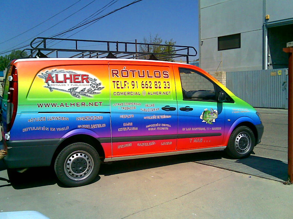 Rotulación en todo tipo de vehículos.: Servicios de Alher Rotulación en todo tipo de vehículos.: Servicios de Alher