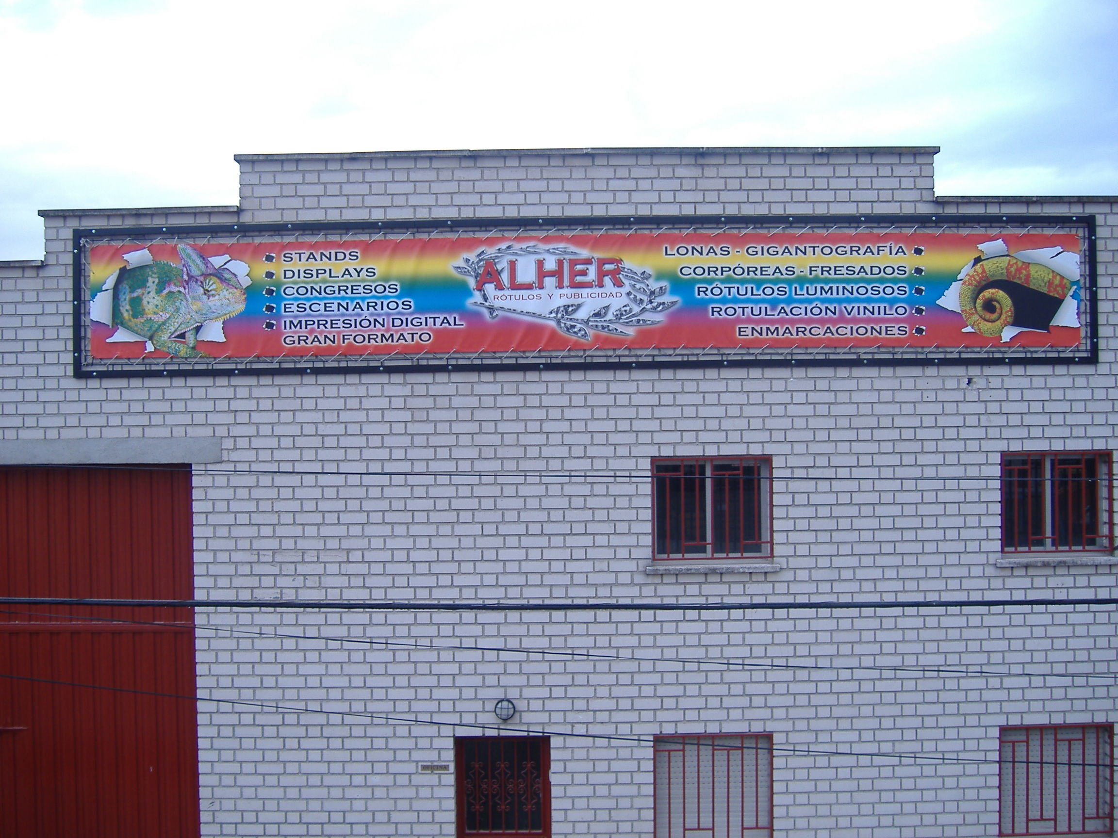 Lonas en Gigantografía.: Servicios de Alher Lonas en Gigantografía.: Servicios de Alher