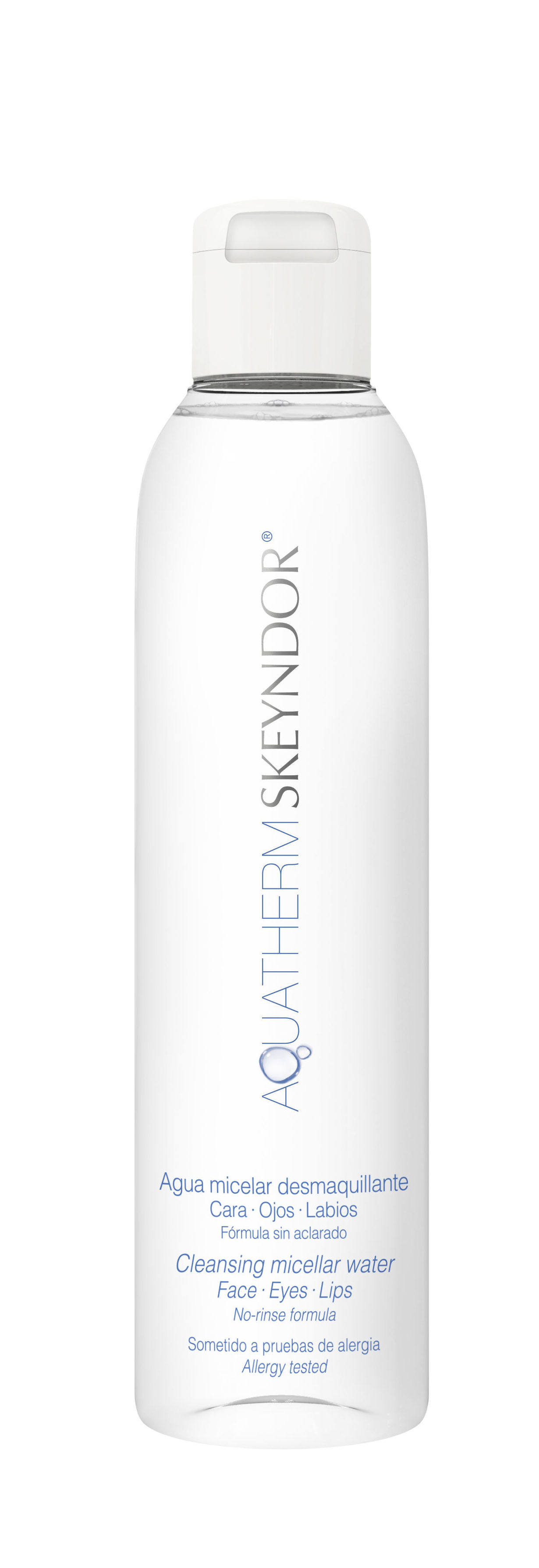 Agua termal micelar creada para limpiar eficazmente las impurezas y restos de maquillaje del rostro, ojos y labios. Formulada con hidratantes FNH y aceite de Macadamia. Agua termal micelar creada para limpiar eficazmente las impurezas y restos de maquillaje del rostro, ojos y labios. Formulada con hidratantes FNH y aceite de Macadamia.