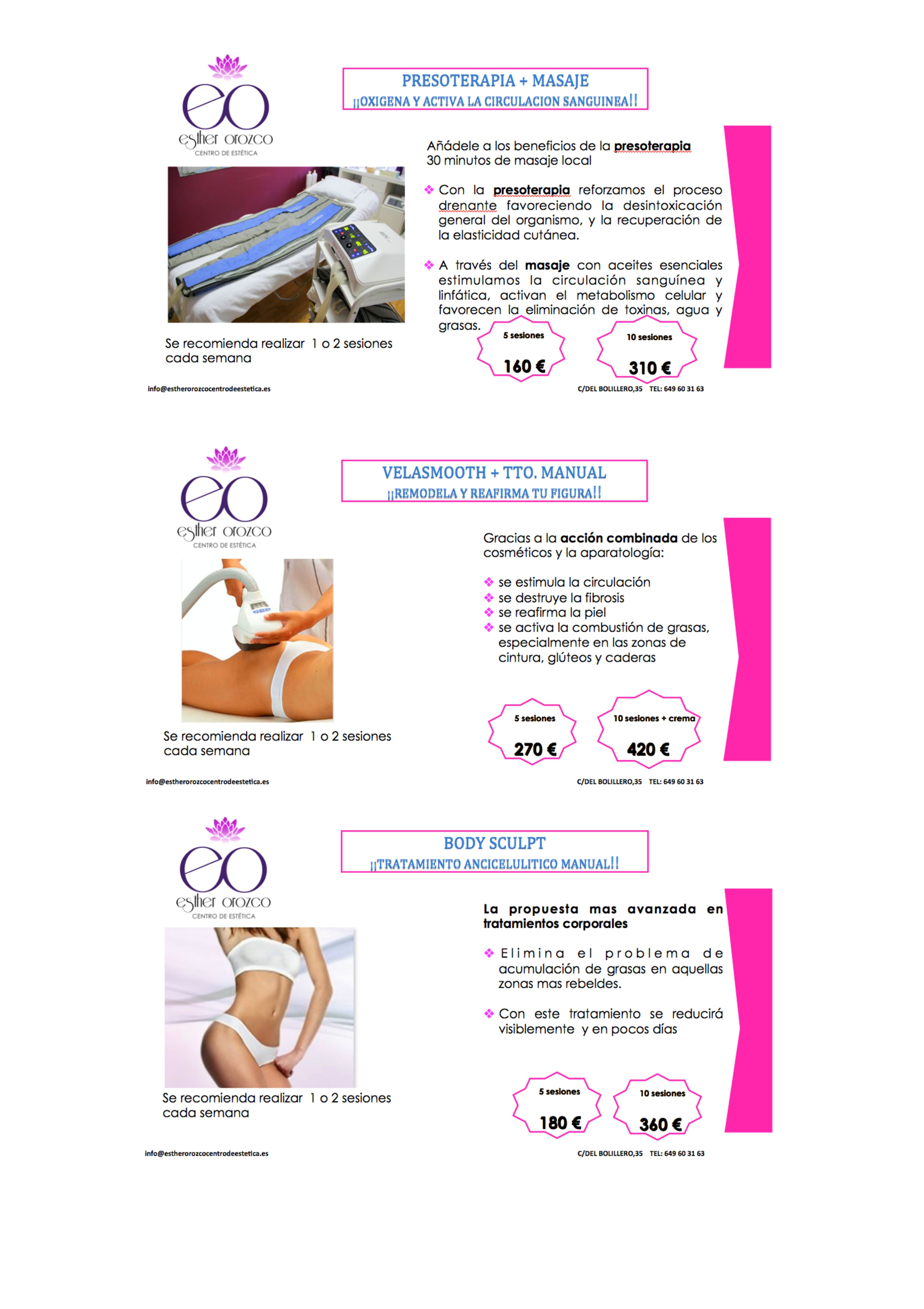 OFERTAS DE PRIMAVERA: Ofertas y Tratamientos de Esther Orozco Estética Personalizada OFERTAS DE PRIMAVERA: Ofertas y Tratamientos de Esther Orozco Estética Personalizada