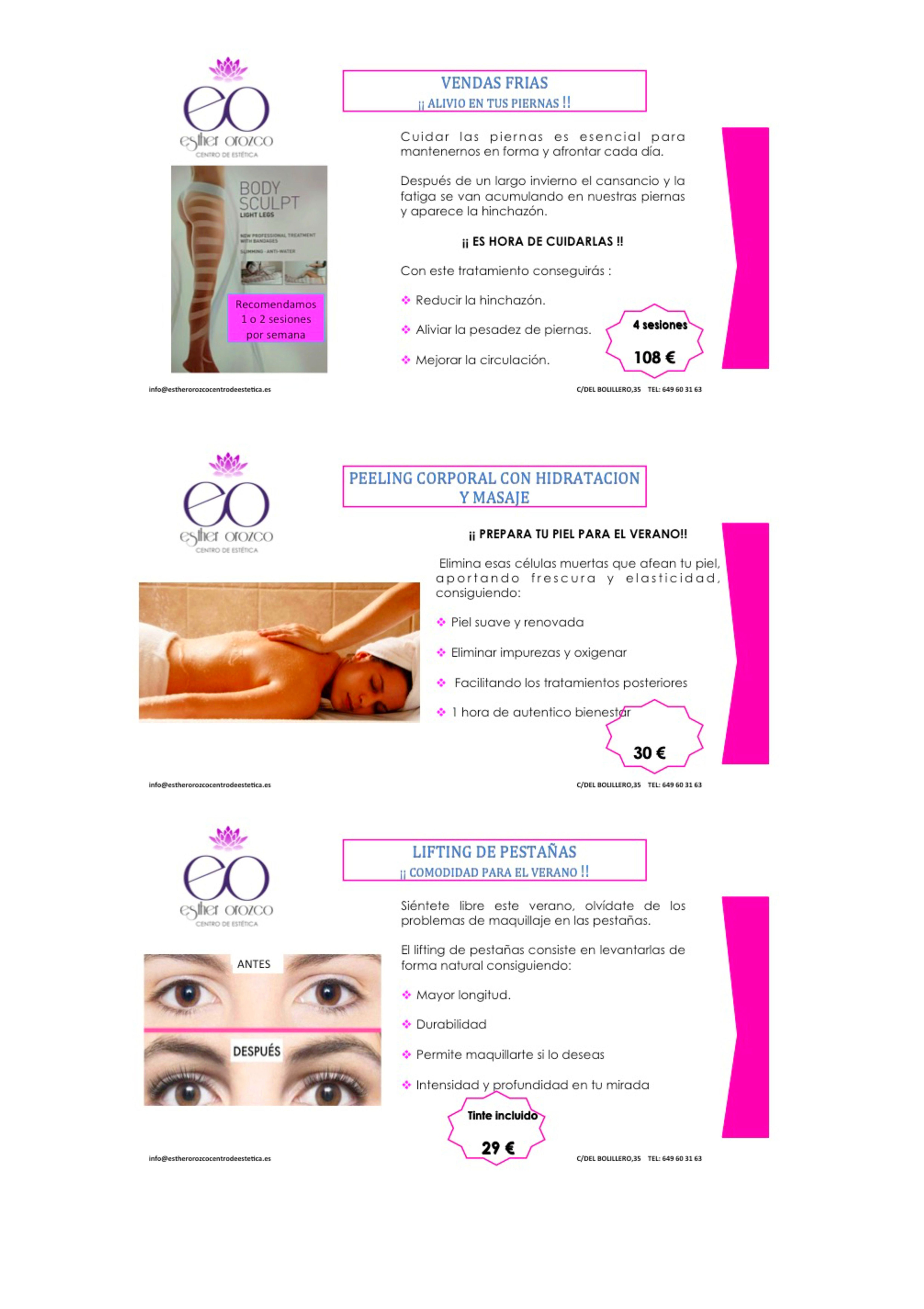 OFERTAS DE JUNIO - LLEGA EL VERANO: Ofertas y Tratamientos de Esther Orozco Estética Personalizada OFERTAS DE JUNIO - LLEGA EL VERANO: Ofertas y Tratamientos de Esther Orozco Estética Personalizada