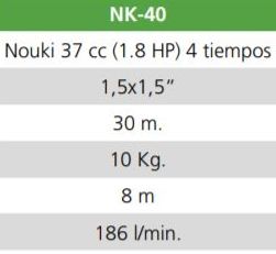 Motobomba de caudal codigo NK-40: Productos y servicios de Maquiagri Motobomba de caudal codigo NK-40: Productos y servicios de Maquiagri