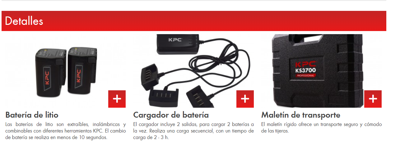 Tijeras de poda KPC a batería sin cable KS3700: Productos y servicios de Maquiagri Tijeras de poda KPC a batería sin cable KS3700: Productos y servicios de Maquiagri