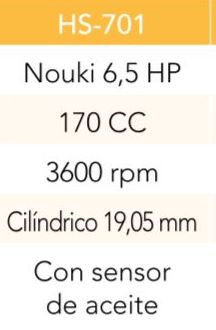 MOTOR (TIPO HONDA)170 CC 6,5 HP EJE CILINDRICO 19.05 MM Cód. HS-701: Productos y servicios de Maquiagri MOTOR (TIPO HONDA)170 CC 6,5 HP EJE CILINDRICO 19.05 MM Cód. HS-701: Productos y servicios de Maquiagri