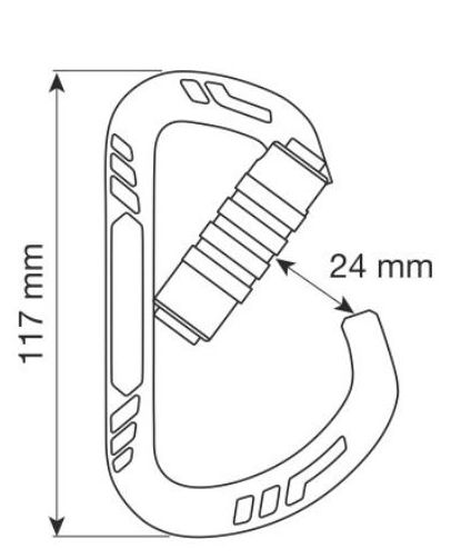 MOSQUETON ALEACION ALUMINIO GUIDE XL3 LOCK - 28kNCódigo: 136503: Productos y servicios de Maquiagri MOSQUETON ALEACION ALUMINIO GUIDE XL3 LOCK - 28kNCódigo: 136503: Productos y servicios de Maquiagri