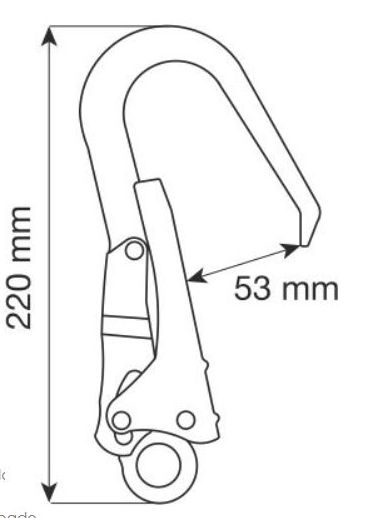 CONNECTOR HOOK 53 MM - 25 kN Código: 2017: Productos y servicios de Maquiagri CONNECTOR HOOK 53 MM - 25 kN Código: 2017: Productos y servicios de Maquiagri