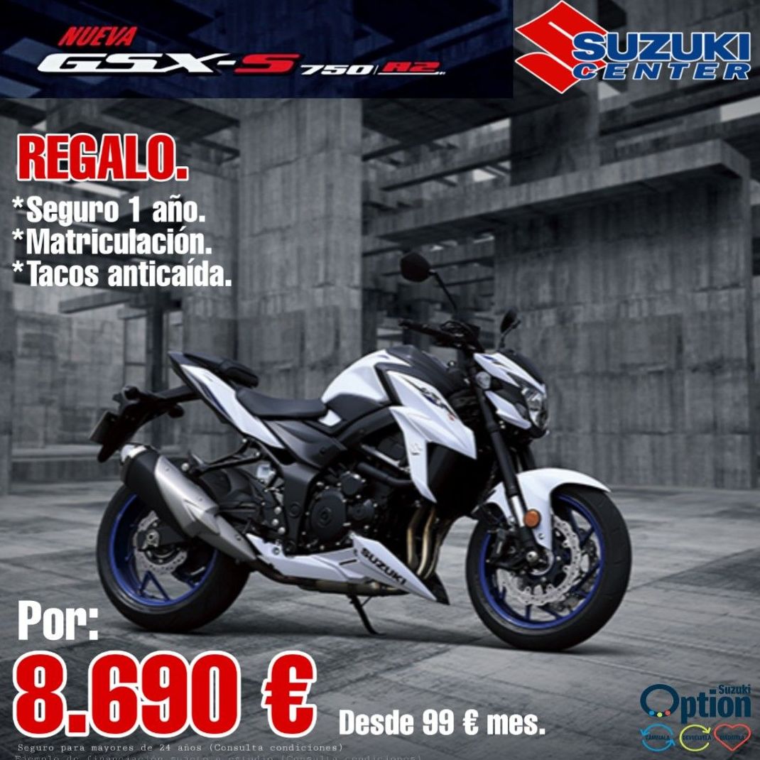 SUZUKI GSXS 750 A2: Motos, boutique y accesorios. de Suzuki Center (San Sebastian de los Reyes) SUZUKI GSXS 750 A2: Motos, boutique y accesorios. de Suzuki Center (San Sebastian de los Reyes)