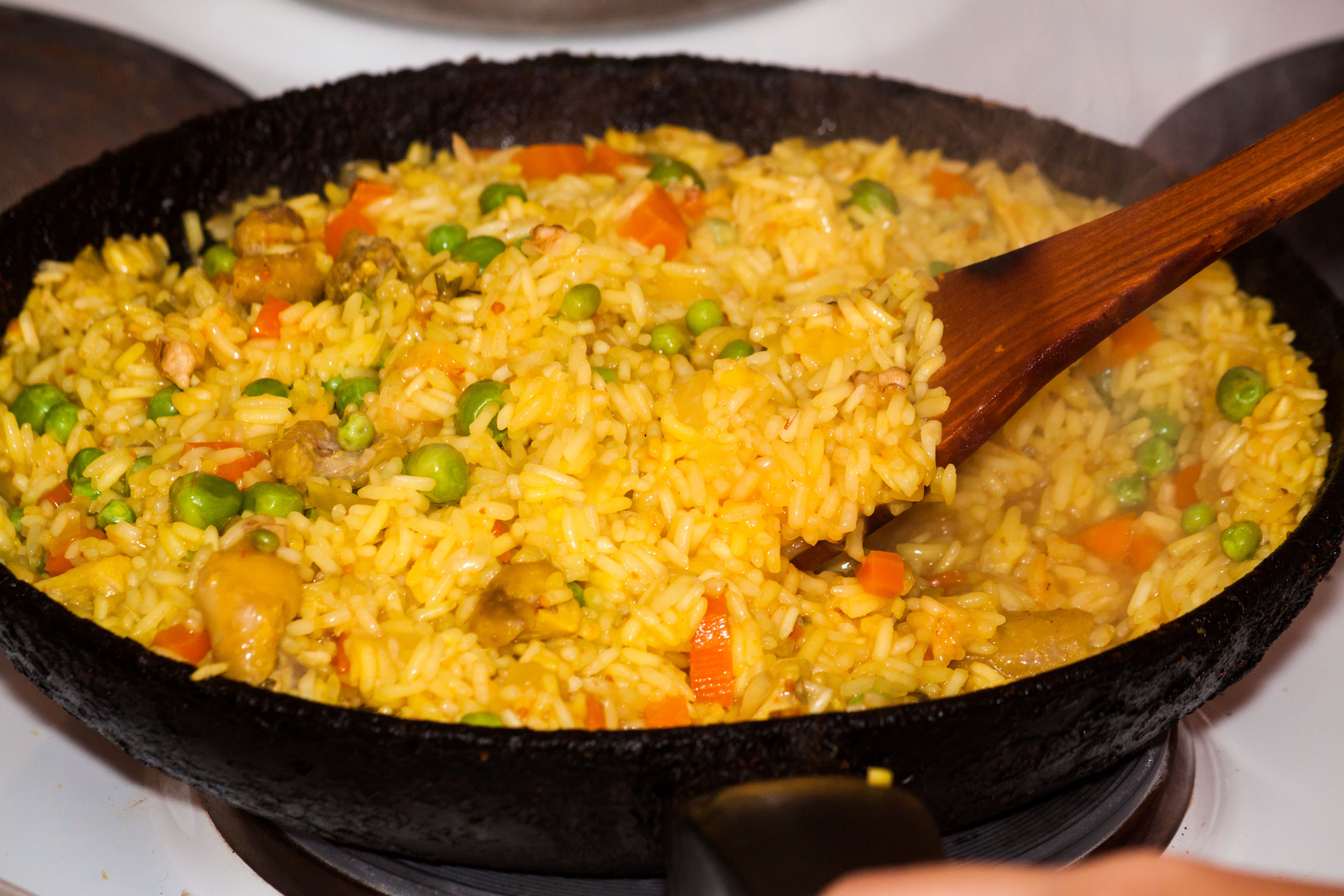 Paella de verduras: de Hotel Los Maños Paella de verduras: de Hotel Los Maños