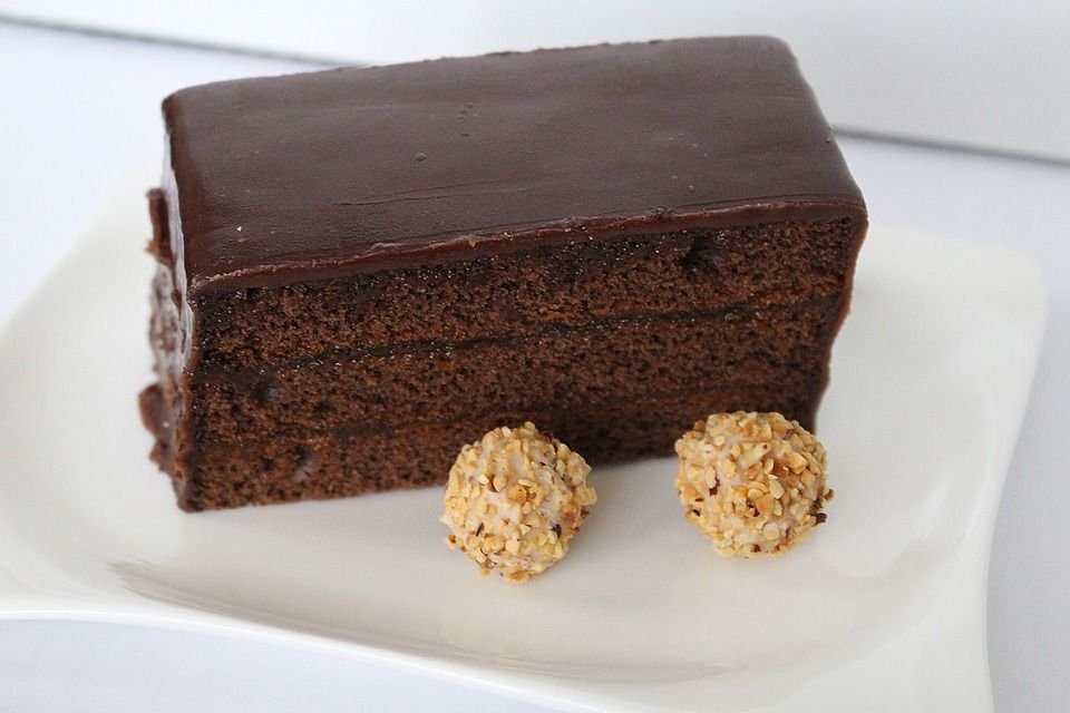 Tarta de chocolate casera: de Hotel Los Maños Tarta de chocolate casera: de Hotel Los Maños