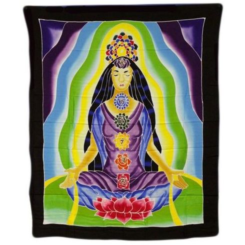 Tapiz meditación chakras Tapiz meditación chakras