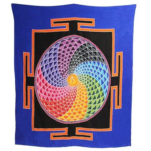 Tapiz mandala espiral Tapiz mandala espiral