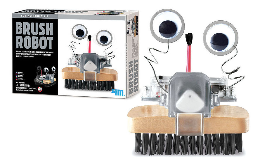 BRUSH ROBOT. FUN MECHANICS KIT. 4M BRUSH ROBOT. FUN MECHANICS KIT. 4M