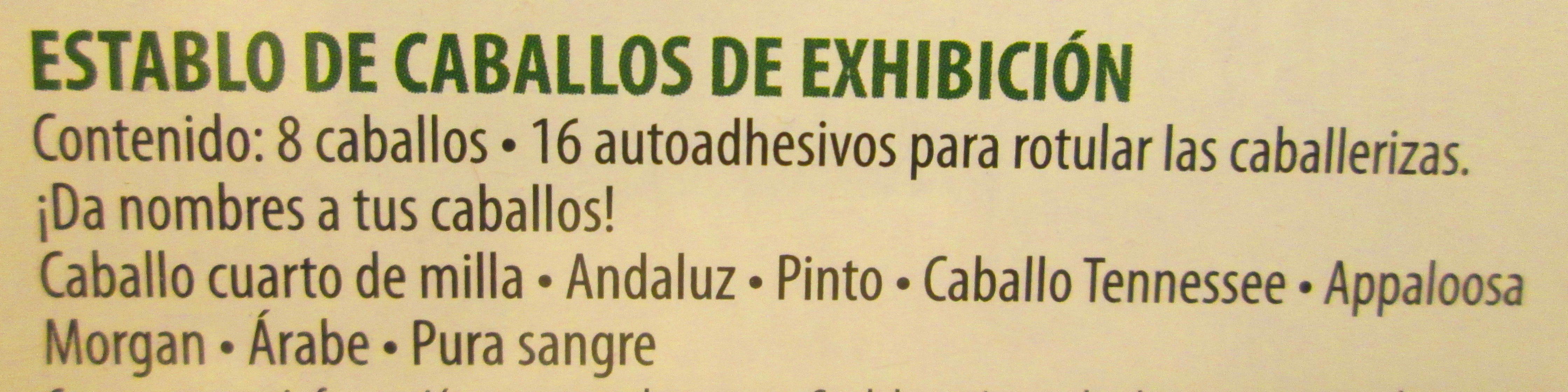 ESTABLO DE CABALLOS DE EXHIBICIÓN. MELISSA 6 DOUG ESTABLO DE CABALLOS DE EXHIBICIÓN. MELISSA 6 DOUG