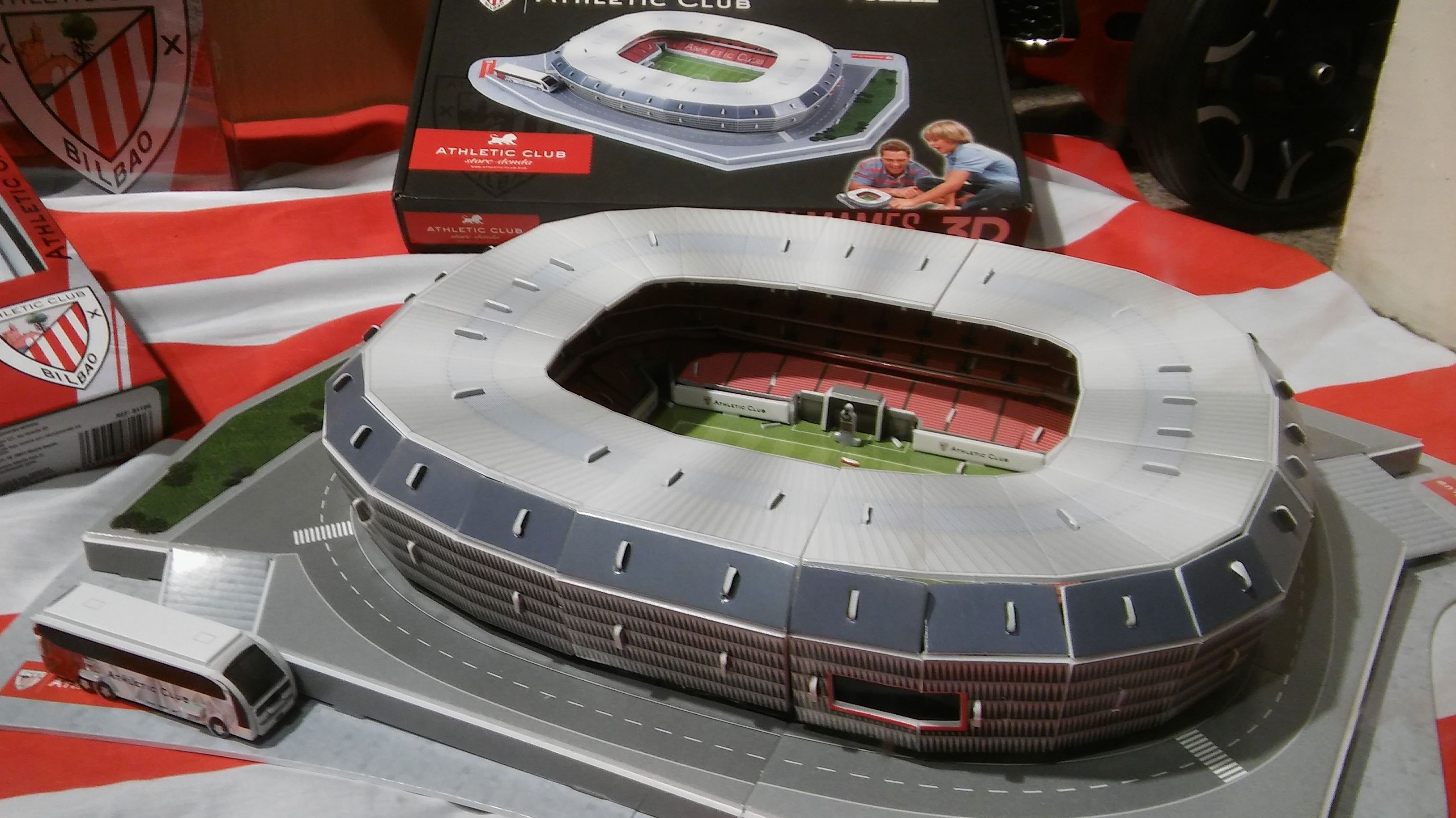 Athletic. PUZZLE ESTADIO SAN MAMES 3D