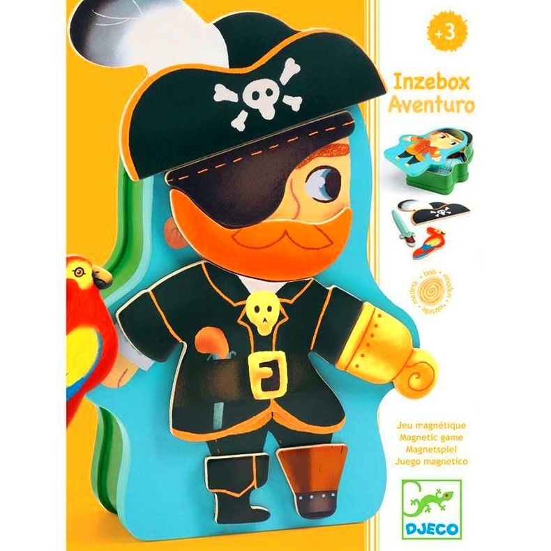 Disfraza tu aventurero. Juego magnético. Djeco Disfraza tu aventurero. Juego magnético. Djeco