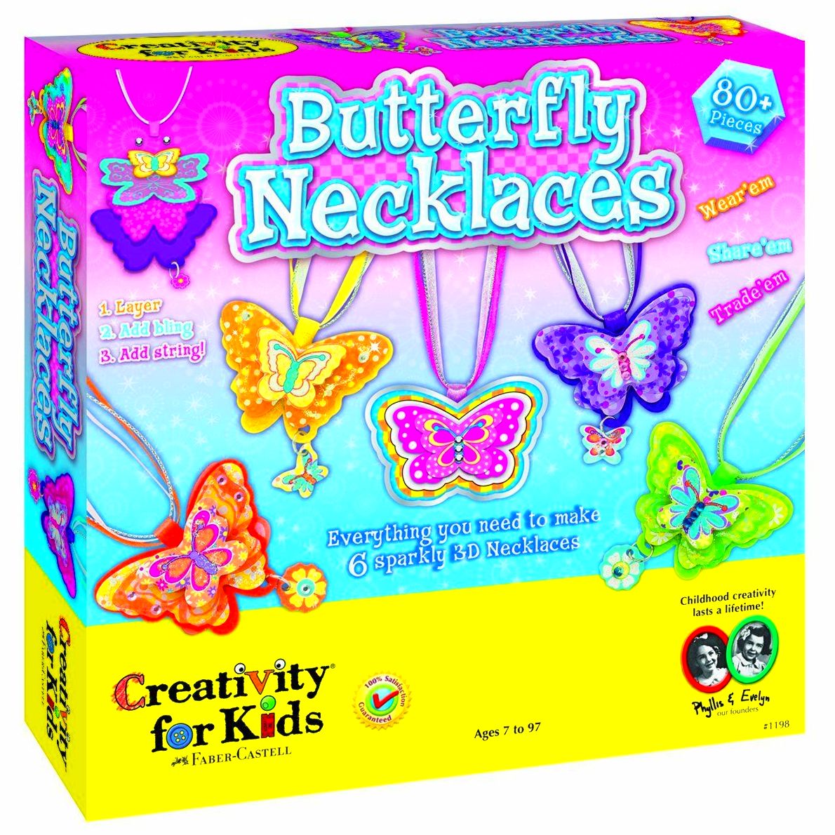 Haz tus collares de mariposa. Creativity for Kids Haz tus collares de mariposa. Creativity for Kids