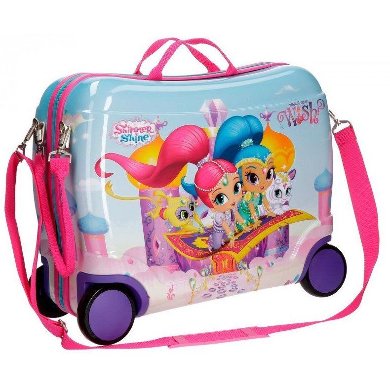 Maleta correpasillos 39x50x20 cm Rígida 4 ruedas Shimmer and Shine Wish Maleta correpasillos 39x50x20 cm Rígida 4 ruedas Shimmer and Shine Wish