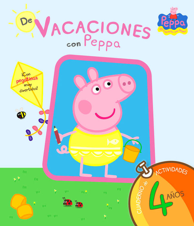 De vacaciones con Peppa.Cuaderno de vacaciones 4 años 9788437281209 De vacaciones con Peppa.Cuaderno de vacaciones 4 años 9788437281209