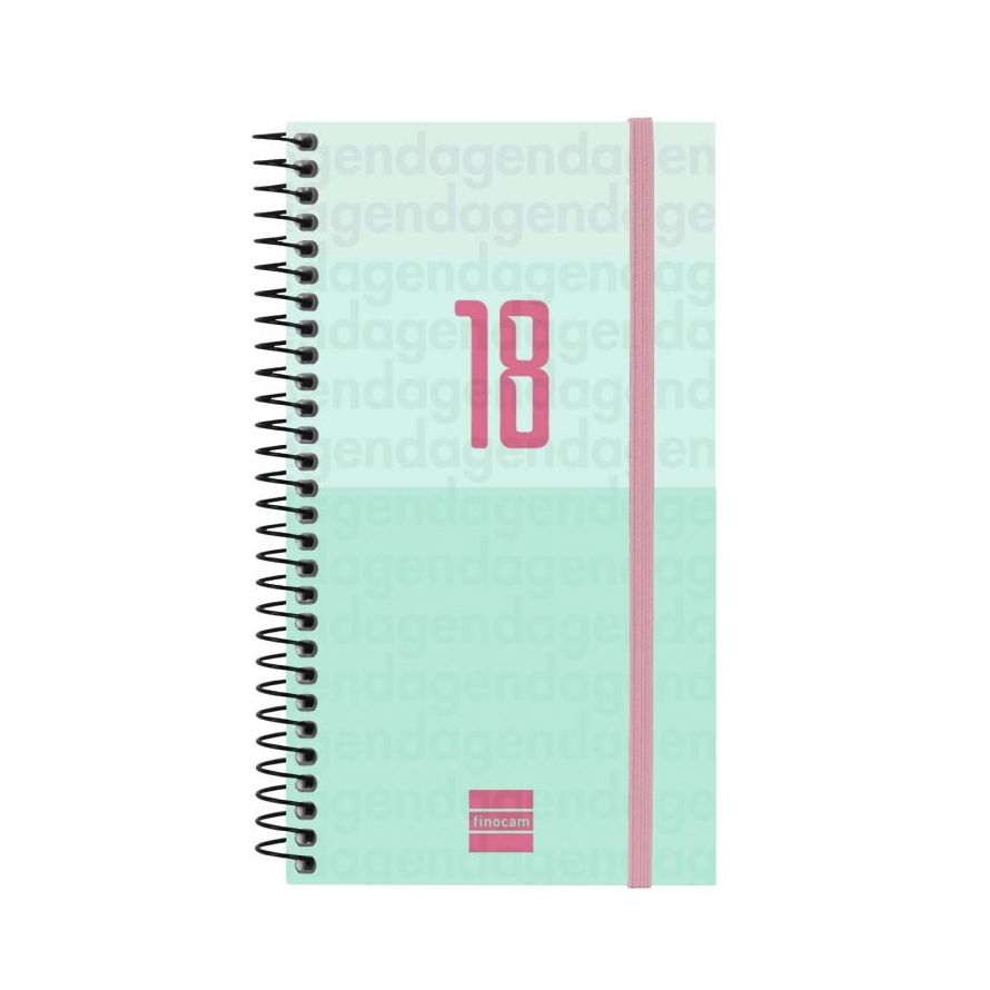Agenda espiral Year semana vista apaisada 2018. Finocam Agenda espiral Year semana vista apaisada 2018. Finocam