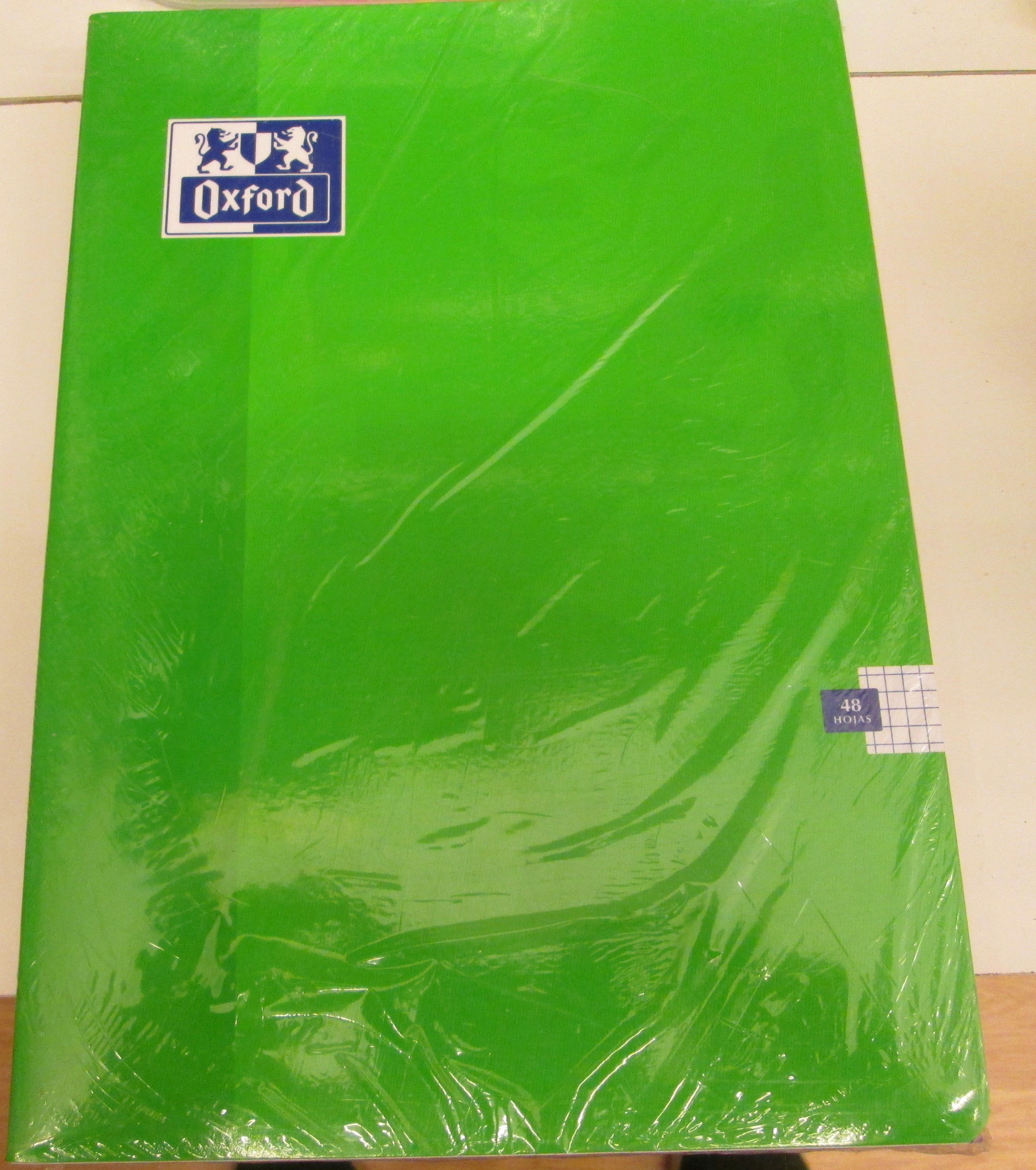 LIBRETA GRAPADA OXFORD CUADRICULADA LIBRETA GRAPADA OXFORD CUADRICULADA