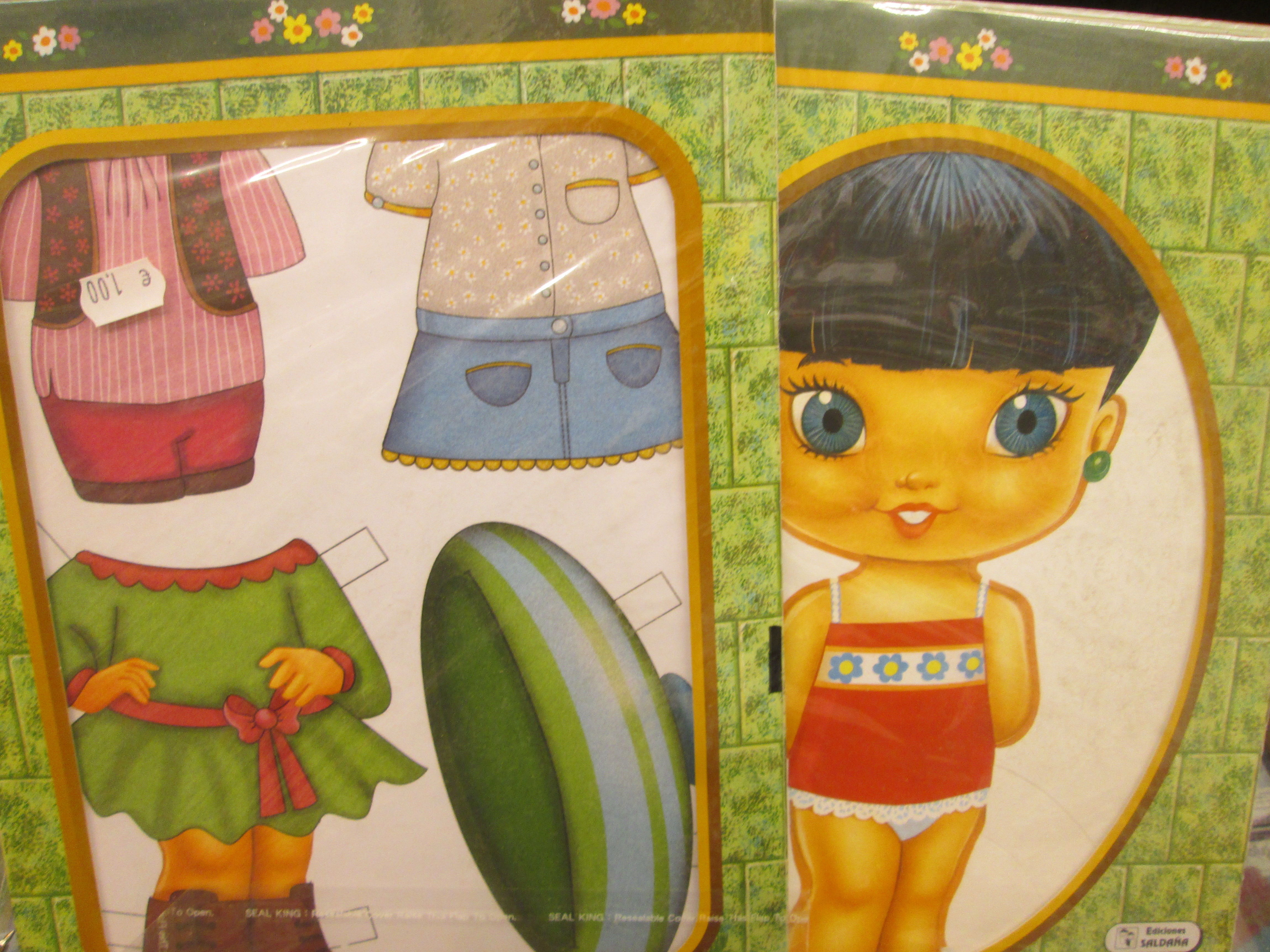 RECORTABLES MUÑECA RECORTABLES MUÑECA