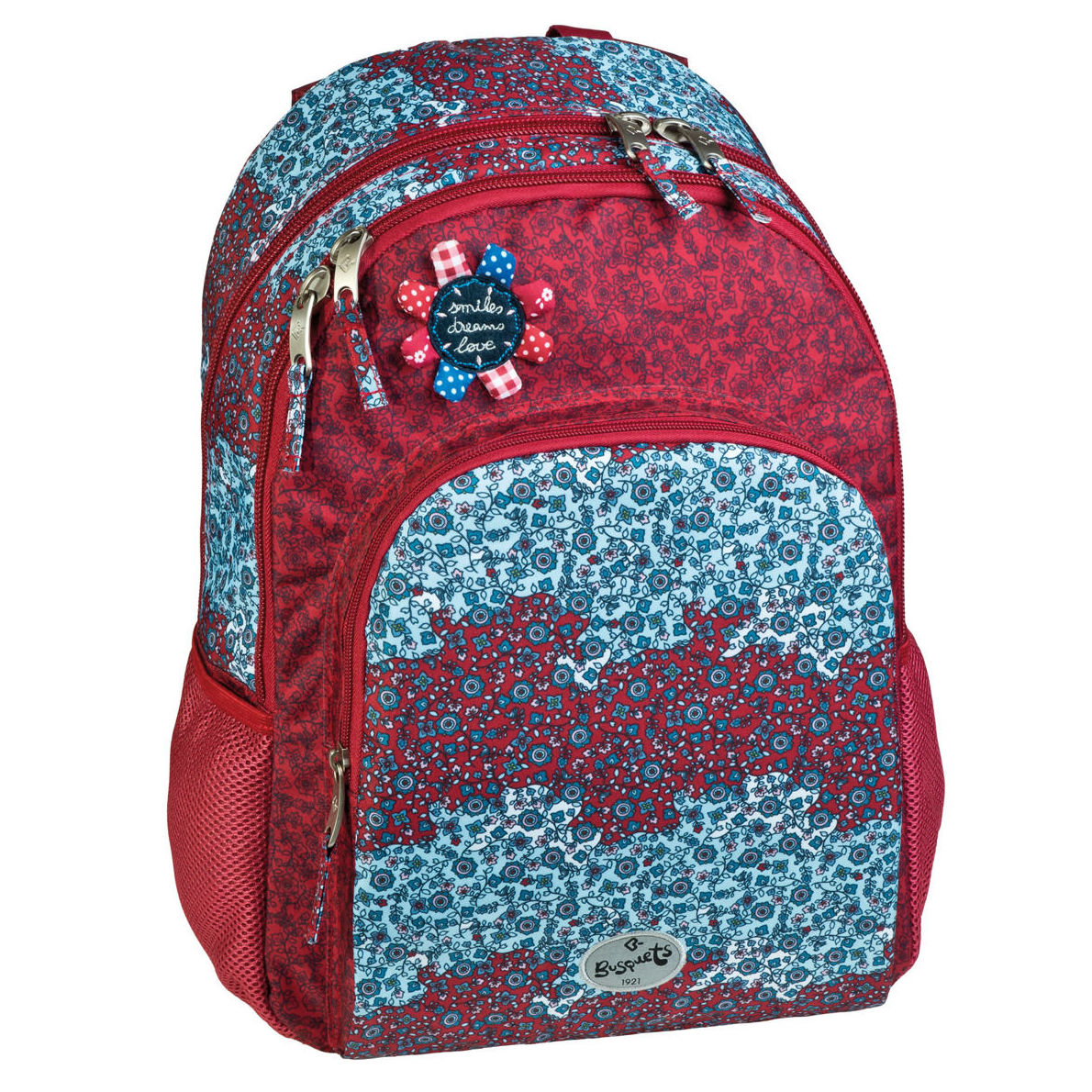 Mochila Busquets Rojo Doble Folk. Dimensiones 45 x 30 x 15 cm Mochila Busquets Rojo Doble Folk. Dimensiones 45 x 30 x 15 cm