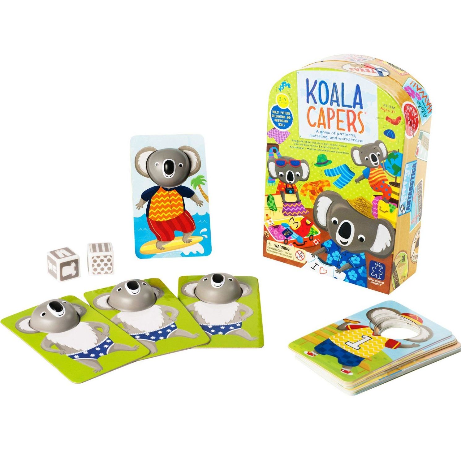 JUEGO DE CARTAS KOALA CAPERS. LEARNING RESOURCES JUEGO DE CARTAS KOALA CAPERS. LEARNING RESOURCES