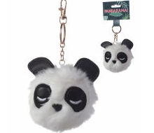 Llavero Pom Pom Oso Panda Llavero Pom Pom Oso Panda