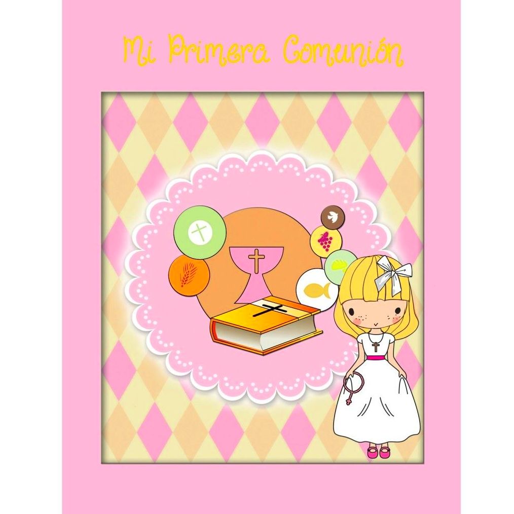 PRIMERA COMUNIÓN. LIBRO COMUNION NIÑA CALIZ. ARGUVAL PRIMERA COMUNIÓN. LIBRO COMUNION NIÑA CALIZ. ARGUVAL