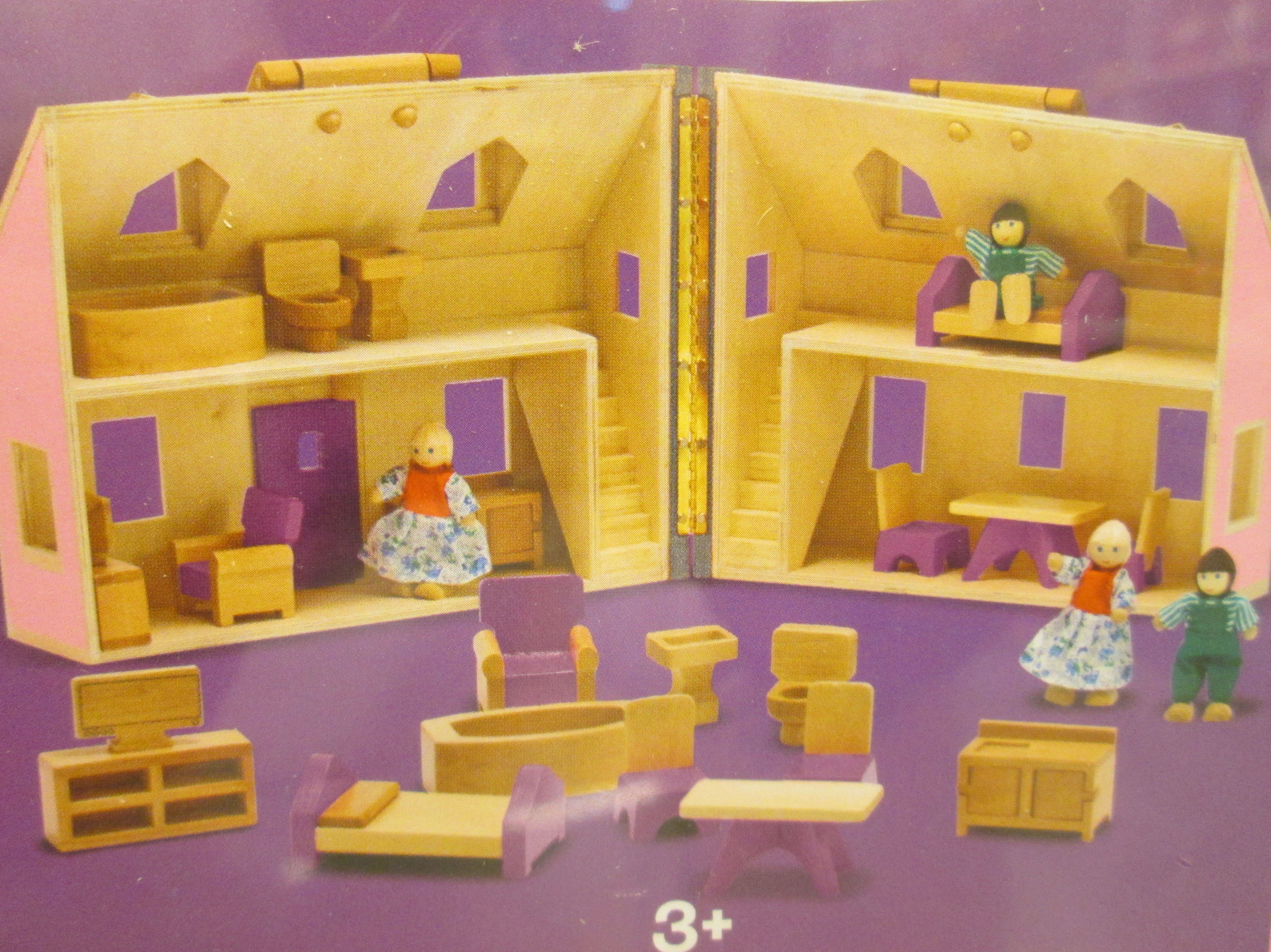 CASA DE MUÑECAS PLEGABLE Y PORTÁTIL de MELISSA & DOUG CASA DE MUÑECAS PLEGABLE Y PORTÁTIL de MELISSA & DOUG