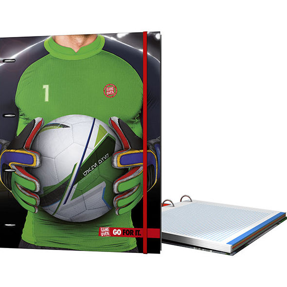 Carpeta anillas equipada ringbook carpebloc GAME OVER.GO FOR IT. GRAFOPLAST Carpeta anillas equipada ringbook carpebloc GAME OVER.GO FOR IT. GRAFOPLAST