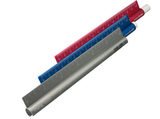 GOMA DE BORRAR Y REGLA 15 Cms. METAL TOUCH MILÁN GOMA DE BORRAR Y REGLA 15 Cms. METAL TOUCH MILÁN