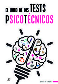 EL LIBRO DE LOS TESTS PSICOTECNICOS EL LIBRO DE LOS TESTS PSICOTECNICOS